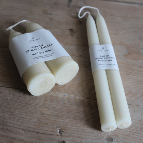 Wax Atelier Mothers Milk Candle Pairs